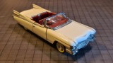 Macheta vintage de colectie, Cadillac Eldorado Convertible 1959, sc 1/43, Franklin Mint 1987, China