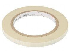 Bandă Electroizolantă Albă 9mm x 33m Silicon 3M
