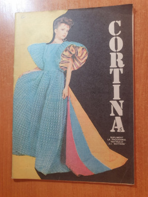 revista cortina 1986-rebusurile sunt necompletate foto