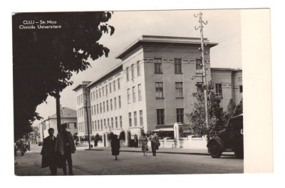 CPIB 23614 CARTE POSTALA - CLUJ. STR. MICO, CLINICILE UNIVERSITARE, RPR, NECIRCULATA foto