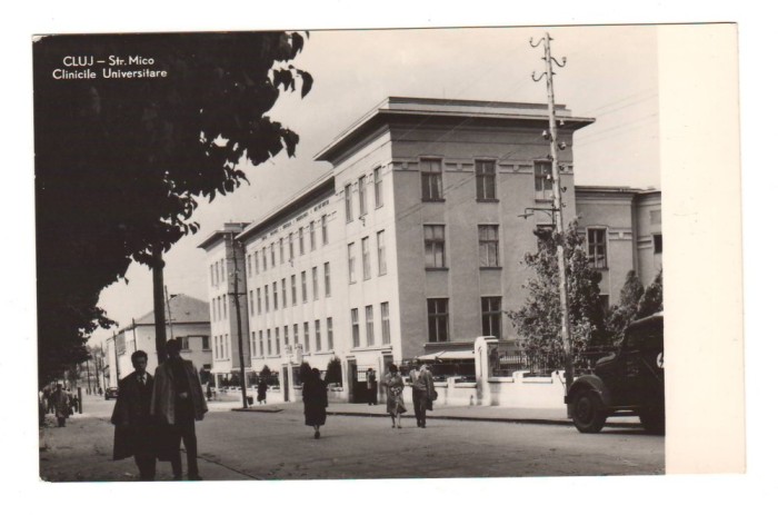 CPIB 23614 CARTE POSTALA - CLUJ. STR. MICO, CLINICILE UNIVERSITARE, RPR, NECIRCULATA