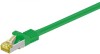 Cablu patch SFTP CAT7 mufat 1m verde RJ45 tata - RJ45 tata GOOBAY