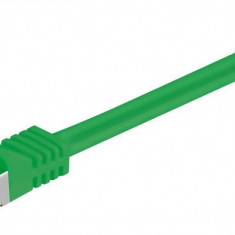 Cablu patch SFTP CAT7 mufat 1m verde RJ45 tata - RJ45 tata GOOBAY