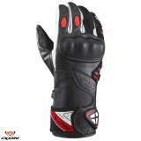 Manusi barbati pentru scuter - motocicleta Racing vara piele Ixon model Thund MS culoare: negru/rosu/alb &ndash; degete tactile M (8/9)