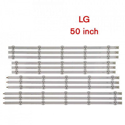 Set barete led LG 50 inch 50LA 50LN, 50&amp;#039;&amp;#039; ROW2.1 Rev 0.4 ; &amp;nbsp;12 barete foto