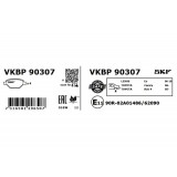 Set placute frana spate SKF VKBP90307