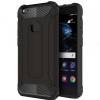 Husa Techsuit Hybrid Armor Neagra pentru Huawei P10 Lite, Protectie Socuri, TPU