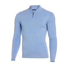 Pulover bărbați slim bleu PL017