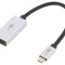 Adaptor HDCP 2.2 HDMI 2.1 USB C Mufă Aurită 0.15m