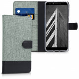 Husa pentru Asus Zenfone 5 Lite, Textil, Gri, 44629.01, Negru