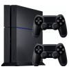 Consola Sony PlayStation 4 PS4 500GB Second-Hand (SH) + 2 Controllere V2 Wireless, Garantie 12 Luni