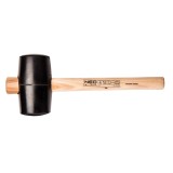 Ciocan de cauciuc 90 mm, 1200 g, cu maner din lemn NEO Tools