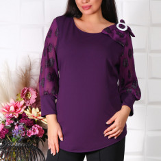 Bluza Eleganta Fani Mov - 48Marimea