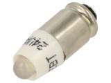 Lampă de control LED albă 24V CML INNOVATIVE TECHNOLOGIES 3mm plastic