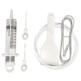 Kit Curatare Frigider: Seringa, Perie Flexibila, Spirala Deblocare Scurgere - Universal, PVC Rezistent