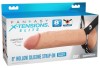 Strap-on cu extensie penis Hollow Silicone Strap-on 21.6cm, Fetish Fantasy