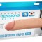 Strap-on cu extensie penis Hollow Silicone Strap-on 21.6cm