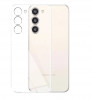 Husa silicon cu protectie camera pentru Samsung Galaxy S23 Plus, Transparent, Fara snur