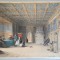 Louis Haghe &quot;Princes Room Hohensalzburg&quot; litografie colorata manual 1840