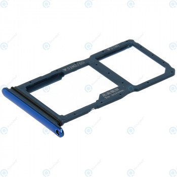 Huawei P20 Lite 2019 (GLK-L21) Tavă Sim + Tavă MicroSD albastru zdrobit