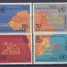 DB1 Transporturi Comisia ONU pt. Africa 1961 Togo 4 v. MNH