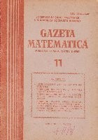 Gazeta matematica, Nr. 11/1985 foto