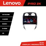 Navigatie Android Nissan Note 2012-2019 QLED 2K, 8GB RAM, 256GB, 360 Lenovo