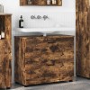 VidaXL Dulap de Baie Stejar afumat 76.5 x 35 x 64 cm Lemn compozit 883299