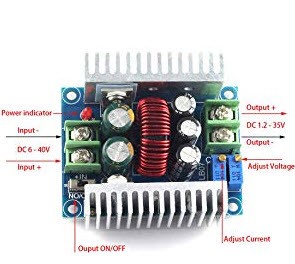 Modul STEP DOWN Sursa de tensiune reglabila 6-40V 15A foto