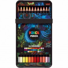 Creion pastel uleios Posca KPE-200. 4mm set 36 culori (sx4)
