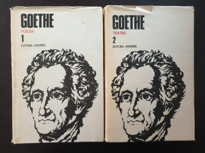 POEZIA + TEATRU - Goethe (Opere volumele 1 + 2) foto
