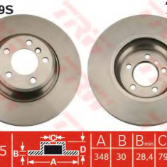 Disc frana BMW Seria 7 (E65, E66, E67) (2001 - 2009) TRW DF4349S