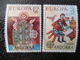 Andorra Spaniola--Europa CEPT-serie completa-nestampilate, Nestampilat