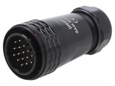 Mufă SA28 tată IP67 10A 500V pentru cablu foto