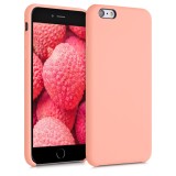 Husa Silicon Roz Kwmobile pentru Apple iPhone 6 Plus / 6S Plus - Protectie Antishock, Anti-alunecare
