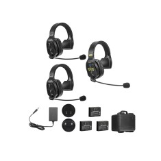 Solutie intercom completa Saramonic WiTalk WT3S3xbat, 3 pers, Full-Duplex 1.9GHz, single-ear