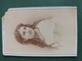 Fotografie galerie atelier DISDERI -PARIS , anul 1890 ,dimensiuni 11cm x 6 cm,CHIP SURAZAND