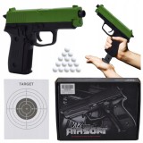 Replică pistol metalic ASG 6 mm, 650 g, magazin 15 bile, lungime 19 cm