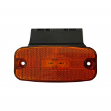 Lampa gabarit lateral cu 3LED si catadioptru suport detasabil fixare universala 12/24V - Galben Garage AutoRide, Cridem