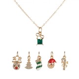 Colier Bijuterii de Crăciun, Multicolor, Set 6 Farmece, Oem