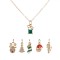 Colier Bijuterii de Crăciun, Multicolor, Set 6 Farmece