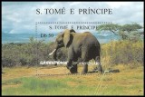 Sao Tome 1996 - Fauna, elefanți, colita neuzata