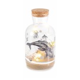 Cumpara ieftin Sticluta decorativa cu led decor Marin II &Oslash; 8 cm x 15 H
