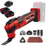 Einhell TE-MG 18 Li VARRITO PXC + Twinpack + 4514095 - Multicutter accesorii + Set 2 acumulatori si incarcator Li-Ion 18 V 4 Ah