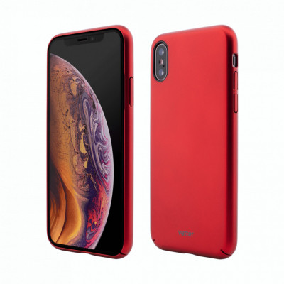 Husa Vetter pentru iPhone XS Max, Clip-On Slim Magnetic Series 2, Rosu, Resigilat foto