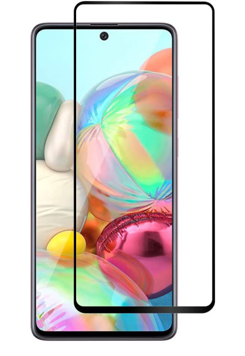 Folie de sticla Samsung Galaxy A51, 5D FULL GLUE Negru, PRODUS NOU