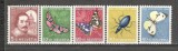 Elvetia.1956 PRO JUVENTUTE-Insecte,fluturi DH.32