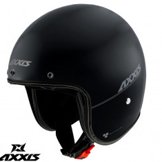 Casca pentru scuter - motocicleta Axxis model Hornet SV A1 negru mat (ochelari soare integrati) XXL (63/64cm)