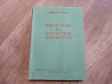 PROBLEME DE GEOMETRIE DESCRIPTIVA de AURELIAN TANASESCU , 1962