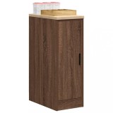 VidaXL Dulap depozitare garaj stejar maro 30x51x85 cm